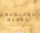 うつ気味な方向けの相談・雑談ができます とにかく吐き出して癒やされたい人向けです イメージ2