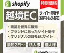 越境ECサイト（Shopify）を作成します 英語/韓国語/中国語　翻訳対応！ イメージ1