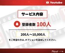 YouTubeのチャンネル登録者100人増やします ★振り分けOK★収益化ラインの1,000人以上も可能！ イメージ3