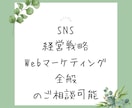 集客・経営戦略の課題を解決のヒントを見つけます SNS/経営戦略/Webマーケティング全般のご相談可能 イメージ1
