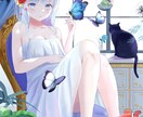 背景イラスト／キャラクターイラストを制作します 一つ一つ丁寧な仕事で対応致します。 イメージ1
