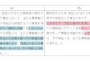 文書の比較作業します Word文書の新旧の比較、その作業代わりにします。 イメージ2