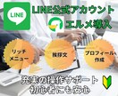 LINE公式アカウント作成もエルメの導入もやります 初期設定から機能拡張ツール導入まで丸ごとお任せください イメージ1