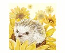 お好みのテイストでペットの似顔絵を描きます 水彩画風またはザカザカとした油彩画風のどちらかで絵を描きます イメージ1