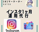 インスタ1ヶ月運用代行します "先着10名"ココナラ実績作りのため格安でやります！ イメージ1
