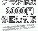 チラシのデザインを作成します 一生懸命作ります！何度でも修正可 イメージ1