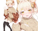 可愛いイラスト描きます 可愛くて魅力的な女の子を描くのが得意です！ イメージ2