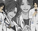 設定を元にラフ画！オプションで完成まで描きます 老若男女どんなキャラでもOK！ イメージ10