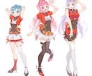 キャラクターの1枚絵を描きます SNSや動画などにお使い頂けるイラストを制作致します。 イメージ9