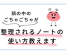 頭の中のごちゃごちゃをノートを使って整理します 悩みのループを抜け出す！内観で気持ちを整理するノート術 イメージ1