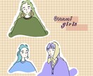 ゆるっとかわいい似顔絵アイコン作成します ちょっと気の抜けたかわいさを、あなたのアイコンに。 イメージ4
