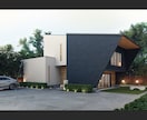 住宅・店舗の外観3DCGパースを制作します 広告・プレゼン・建築検討に使える外観完成イメージ イメージ5