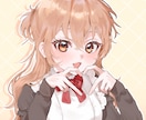 かわいい女の子のアイコン描きます 先着3名様限定の価格です！胸上までの簡易イラストです。 イメージ1