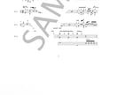 希望の楽曲のドラムの楽譜を作成します ドラムの楽譜が読めない、書けない、忙しくて作れない方へ イメージ1