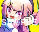 カラフルカートゥーンなアイコン描きます カラフルでカートゥーン風のポップなsnsアイコンです。 イメージ1