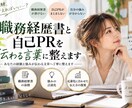 職務経歴書と自己PRを伝わる言葉に整えます あなたの経験と強みが伝わる文章へ丁寧に整えます イメージ2