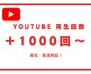 YouTube動画 再生回数＋１０００回拡大します オススメ❗️再生回数＋１０００回数UPします⭐️最大１０万回 イメージ1