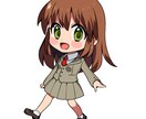 デフォルメのキャラクターーを描きます あなたの好みのSD・ミニキャラを作成します イメージ3