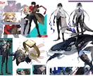 TRPG、ゲーム制作用の立ち絵制作受付ます 人外もOK！立ち絵が今必要な方へ！ イメージ2
