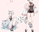 可愛い・綺麗な女の子のキャラクターデザイン承ります 3面図、コテシ等にも対応しております！ イメージ6