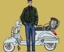 理想のコーディネートをイラストで描きます SNSのアイコンにおすすめです! イメージ1