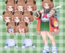 キャラクターの立ち絵を制作します 配信活動や創作キャラ、SNS用素材等で立ち絵が必要な方へ イメージ8