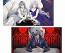 ダークでかっこいいMVイラスト制作します オリジナル楽曲や歌ってみたイラストの制作 イメージ3