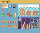 ドットアイコン、UIを作成します アイテムからキャラ、ゲームUIまで、幅広く対応できます イメージ1