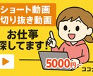 あなたの動画を魅力的に！ショート＆フル編集します 動画編集＋仕上げまでおまかせ！ イメージ1