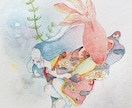 水彩イラスト描きます あなただけの世界をおつくりいたします。 イメージ4