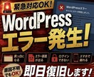 WPの画面真っ白・バグ・エラーを解決します 画面真っ白や不具合を安全にピンポイント特定・修正します イメージ1