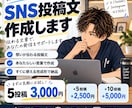 あなたらしいSNS投稿文を作成します 想いや経験をあなたらしい文章に整えます イメージ1