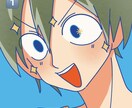 表情があるポップなアイコン描きます 様々な表情のSNSで目を引くポップなアイコン描きます イメージ1