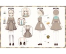 Live2D用パーツ分けイラストを作成します キャラデザや表情差分も承ります☆男性キャラもOK！ イメージ4