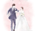 華やかで優しい結婚式ウェルカムボードを描きます ♡お写真をイラストにしてデータ納品いたします イメージ4