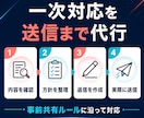 問い合わせ・メール・LINE一次対応を代行します ココナラ相談・体験申込・予約希望・DM質問の取りこぼしを防止 イメージ6