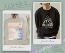 雰囲気のあるおしゃれなTシャツ・ロゴを作成します プロのアパレルデザイナーが際限なくオシャレにデザインします。 イメージ1