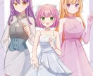 商用利用込み！カラフルでかわいいイラスト制作します アイコン・サムネイル・歌ってみた・立ち絵・TRPG等に♪ イメージ7