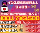 インスタ日本人男女20/30代フォロワー増やします 100人～/まとめ最大8,750円割/初回15%リピ10%割 イメージ1