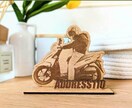 愛車の思い出を形に！ 車・バイクスタンド作成します 大切な愛車をアートに！レーザー刻印で作るオリジナルスタンド イメージ5