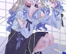 カワイイお洋服を着た女の子/男の子の絵を描きます 病みかわいいイラストで可愛いお洋服を見立てます! イメージ8