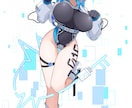 かわいい一枚絵や立ち絵イラストなど制作します 配信活動や観賞用、商用利用も可能です！ イメージ8