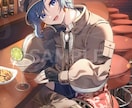 キラキラ可愛い！『1枚絵』描きます 世界観重視！！配信/グッズ/SNSなどにも！！ イメージ2