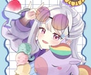 歌ってみたや動画用のイラストを描きます 水彩のような優しいタッチの動画イラストを描きます！ イメージ2