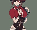 お気に入りの1枚を描きます!何度でも描き直します 商品、二次利用なんでもOKです!ミニキャラからなにまでお任せ イメージ5