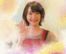お祝い日、アイコンなどに写真から似顔絵作ります 写真をリアルでおしゃれな水彩画似顔絵風に加工します イメージ7