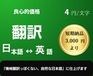 英語→日本語翻訳自然な日本語に仕上げします 【即日納品】ビジネス・カジュアル対応も！ イメージ1