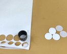 金型プレスで同一形状を大量・精密に生地を裁断します 手切り限界の方必見！金型プレスでスピーディに大量裁断致します イメージ2