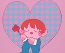 ゆる萌えなイラスト／SNSアイコン等 制作します 美大で絵を学んだヲタク女子が、個性×かわいいを詰め込みます！ イメージ8