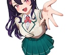 企業実績有⭕️サムネイル等のイラスト作成いたします サムネイル、MVイラスト、Vtuberキャラデザ等 イメージ3